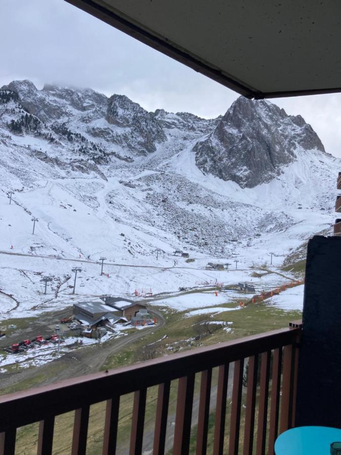 Studio Mongie Aux Pieds Des Pistes Avec Balcon La Mongie Kültér fotó