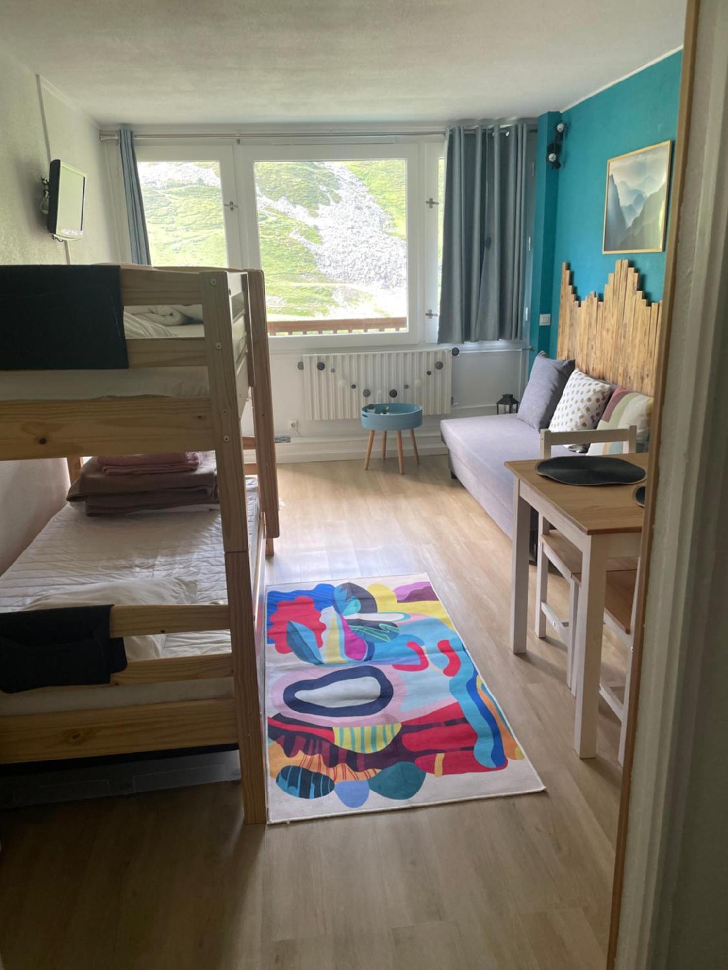 Studio Mongie Aux Pieds Des Pistes Avec Balcon La Mongie Kültér fotó